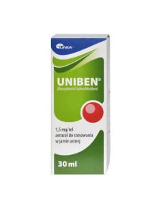 Uniben aerozol do stosowania w jamie ustnej 30 ml
