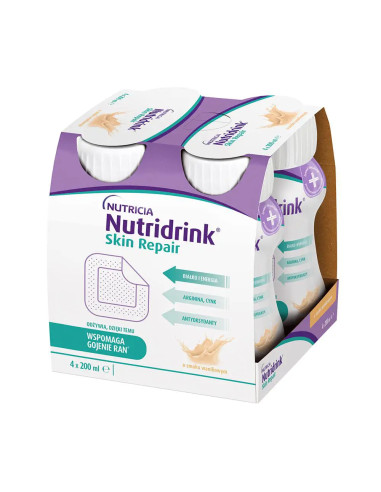 Nutridrink Skin Repair o smaku waniliowym 4x200 ml