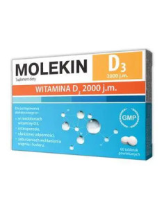Molekin D3 2000 j.m. 60 tabl.