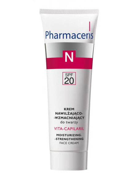 Pharmaceris N Vita-Capilaril Krem nawilżająco-wzmacniający do twarzy na dzień SPF20 50 ml