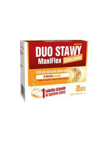 Duo Stawy MaxiFlex Glukozamina 30 tabl.mus.