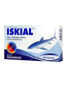 Iskial olej z wątroby rekina 120 kaps.