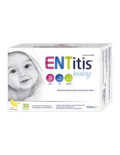 ENTitis baby smak bananowy 30 sasz.