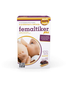 Femaltiker Plus smak czekoladowy 12 sasz.