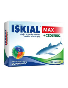Iskial Max + czosnek 120 kaps.