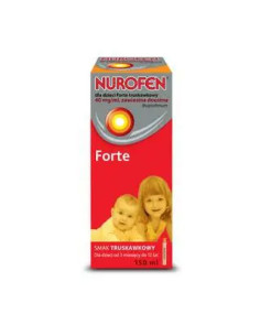 Nurofen Forte zawiesina doustna 40 mg/ml (truskawka) 150 ml