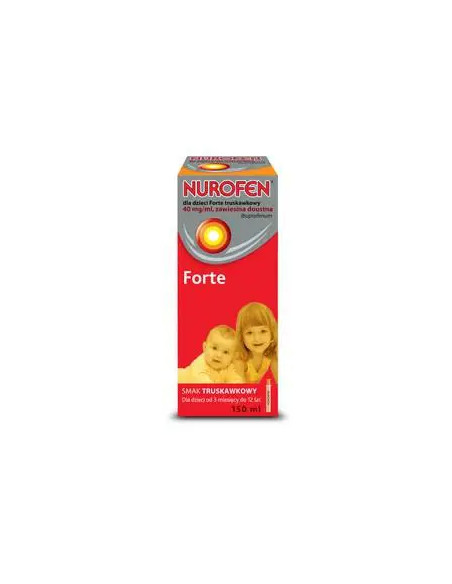 Nurofen Forte zawiesina doustna 40 mg/ml (truskawka) 150 ml