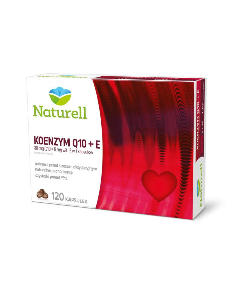 Naturell Koenzym Q10 + E 120 kaps.
