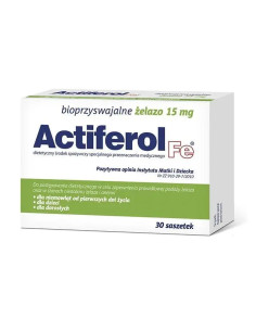 Actiferol Fe 15 mg 30 sasz.
