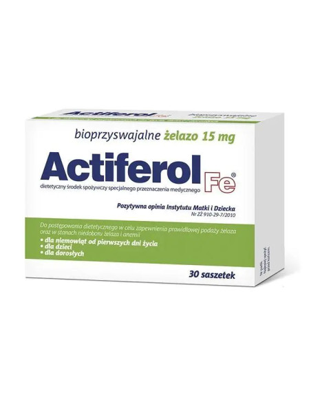 Actiferol Fe 15 mg 30 sasz.
