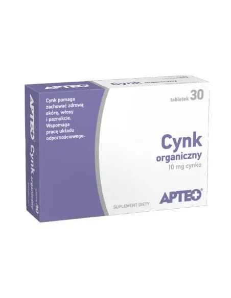 Cynk Organiczny Apteo 30 tabl.