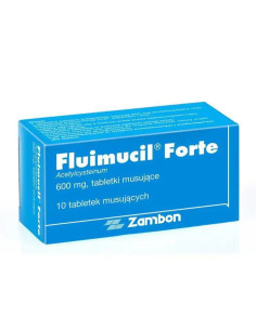 Fluimucil Forte 600 mg 10 tabl. musujących