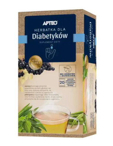 Herbatka dla diabetyków Apteo Natura 20 sasz.