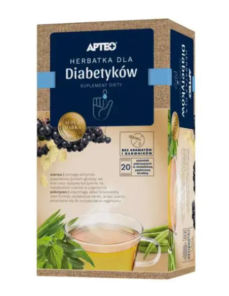 Herbatka dla diabetyków Apteo Natura 20 sasz.