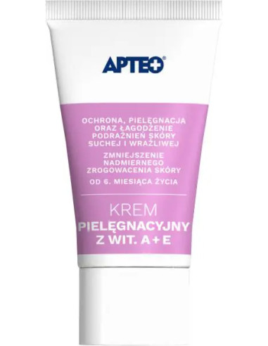 Krem pielęgnacyjny z Wit. A + E Apteo Care 50 ml