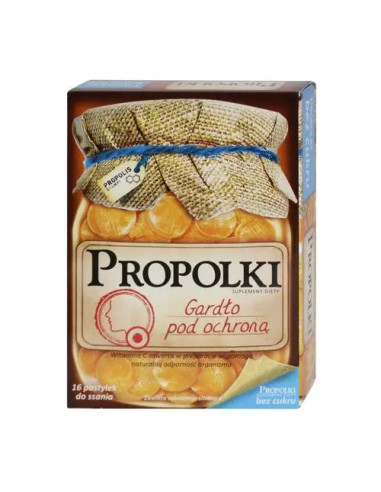 Propolki bez cukru 16 pastylek