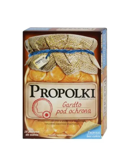 Propolki bez cukru 16 pastylek