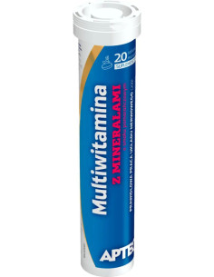Multiwitamina z minerałami o smaku pomarańczowym APTEO 20...