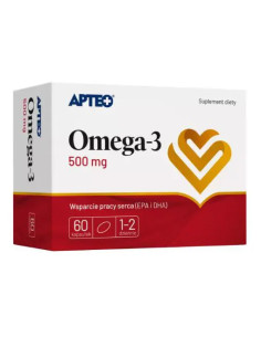 Omega-3 500 mg. Apteo 60 kaps.