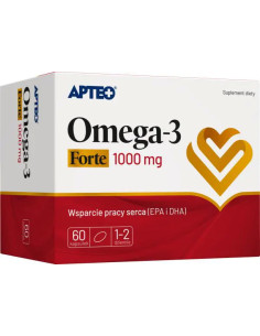 Omega-3 Forte 1000 mg. Apteo 60 kaps.