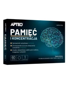 Pamięć i koncentracja Apteo 60 tabl.