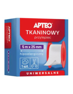 Przylepiec tkaninowy Apteo 5 m x 2,5 cm 1 szt.