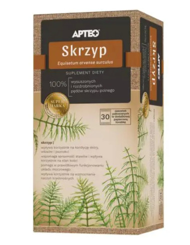 Skrzyp zioła w saszetkach do zaparzania Apteo...