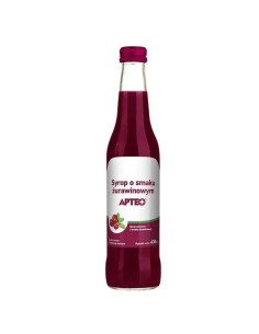Syrop o smaku żurawinowym Apteo 430 ml.