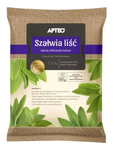 Szałwia liść Apteo Natura 50 g