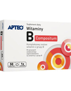 Witaminy B Compositum Apteo 50 tabletek