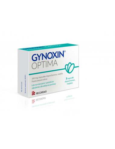 Gynoxin Optima 200 mg 3 kapsułki dopochowowe