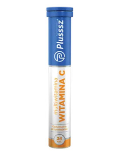 Plusssz Witamina C + Multiwitamina 24 tabl. mus.