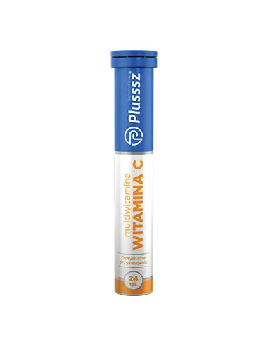 Plusssz Witamina C + Multiwitamina 24 tabl. mus.