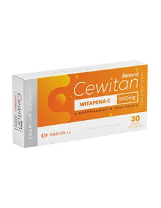 Cewitan Retard witamina C 500 mg 30 tabl.