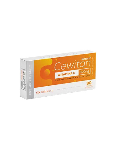 Cewitan Retard witamina C 500 mg 30 tabl.