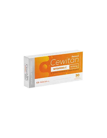 Cewitan Retard witamina C 500 mg 30 tabl.