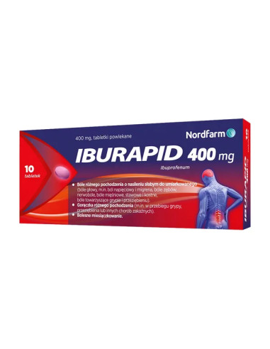 Iburapid 400 mg 10 tabletek powlekanych