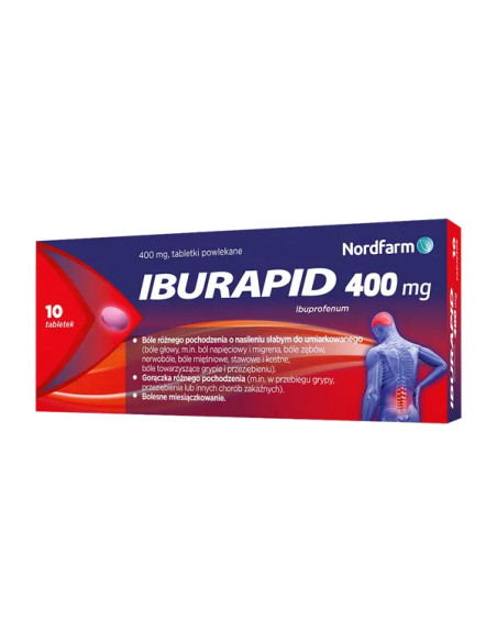 Iburapid 400 mg 10 tabletek powlekanych