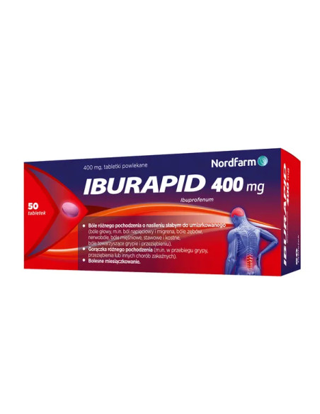 Iburapid 400 mg 50 tabletek powlekanych