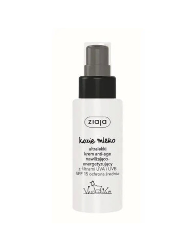 Ziaja Kozie Mleko Ultralekki krem anti-age SPF...