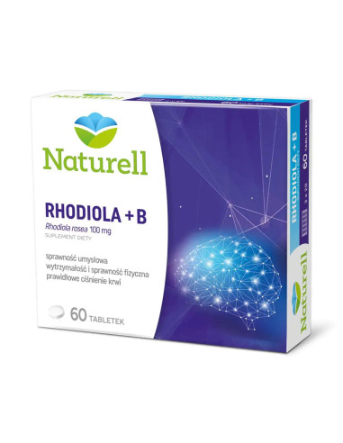 Naturell Rhodiola + B 60 tabl.