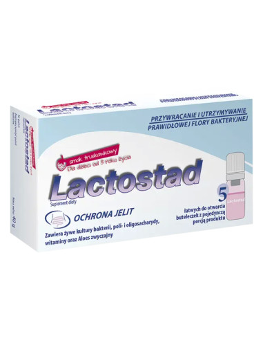 Lactostad dla dzieci 7 ml x 5 amp.