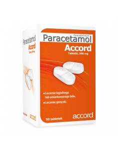 Paracetamol Accord 500 mg 50 tabl.