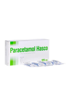 Paracetamol Hasco 125 mg czopki 10 sztuk