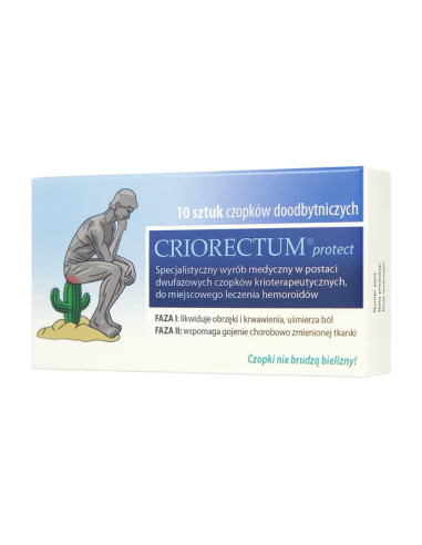 Criorectum Protect czopki 10 szt.