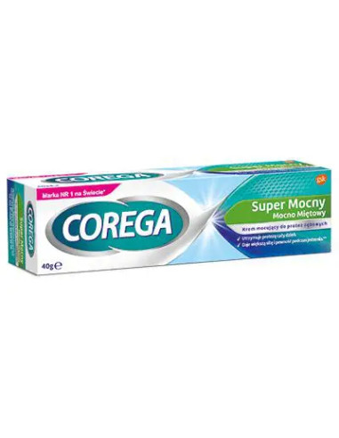 Corega super mocny mocno miętowy 40 g
