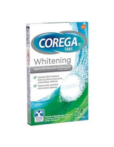 Corega Tabs Whitening tabletki przywracające naturalną...