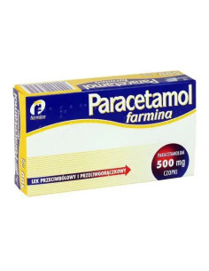 Paracetamol farmina 500mg czopki 10 sztuk