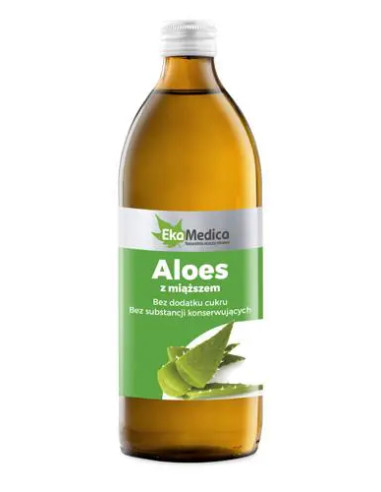 Aloes sok z miąższem 500 ml Ekamedica