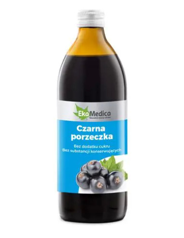 Czarna Porzeczka sok 500 ml EKAmedica